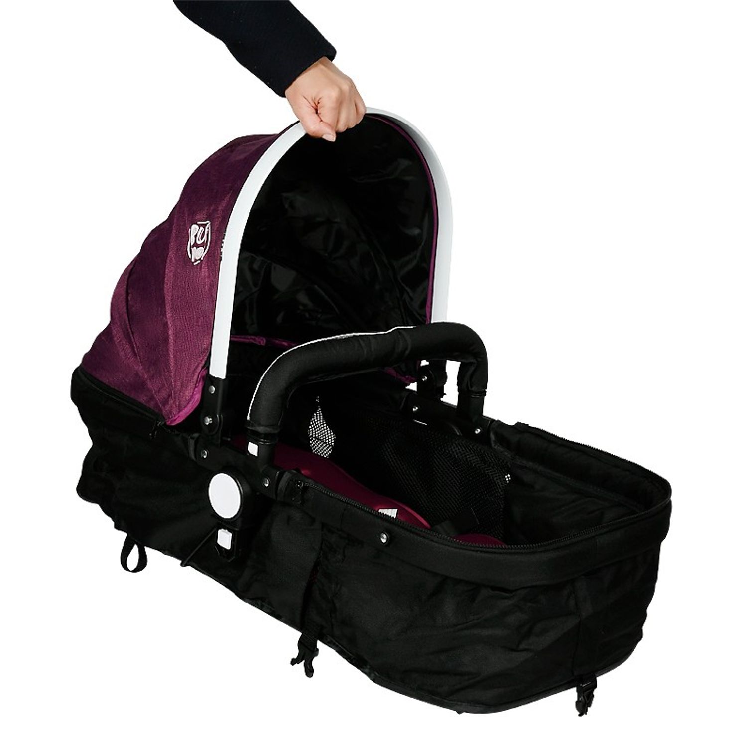 Carucior 2 in 1 reversibil X2 Purple 0 36 luni BUF BOOF fotografia produsului View 2 L