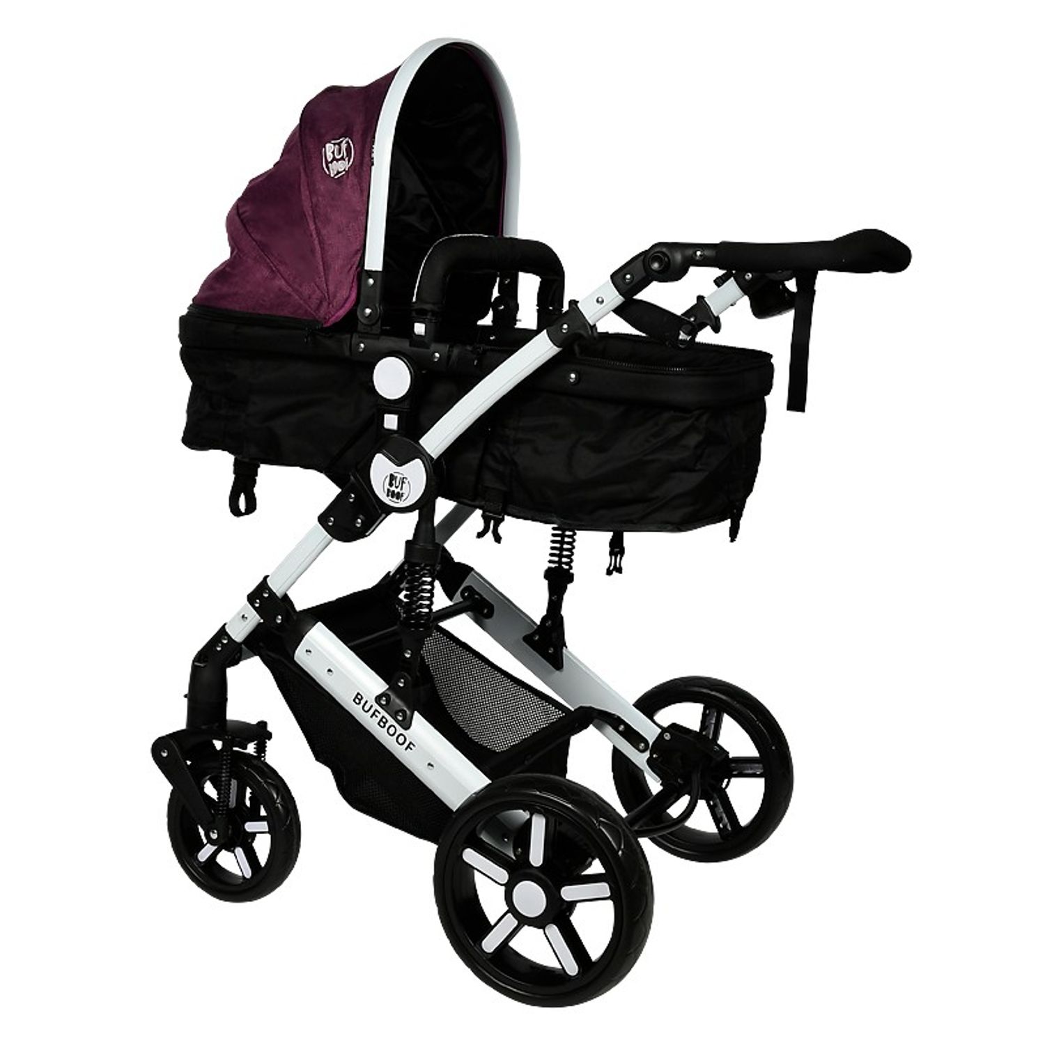 Carucior 2 in 1 reversibil X2 Purple 0 36 luni BUF BOOF fotografia produsului View 3 L