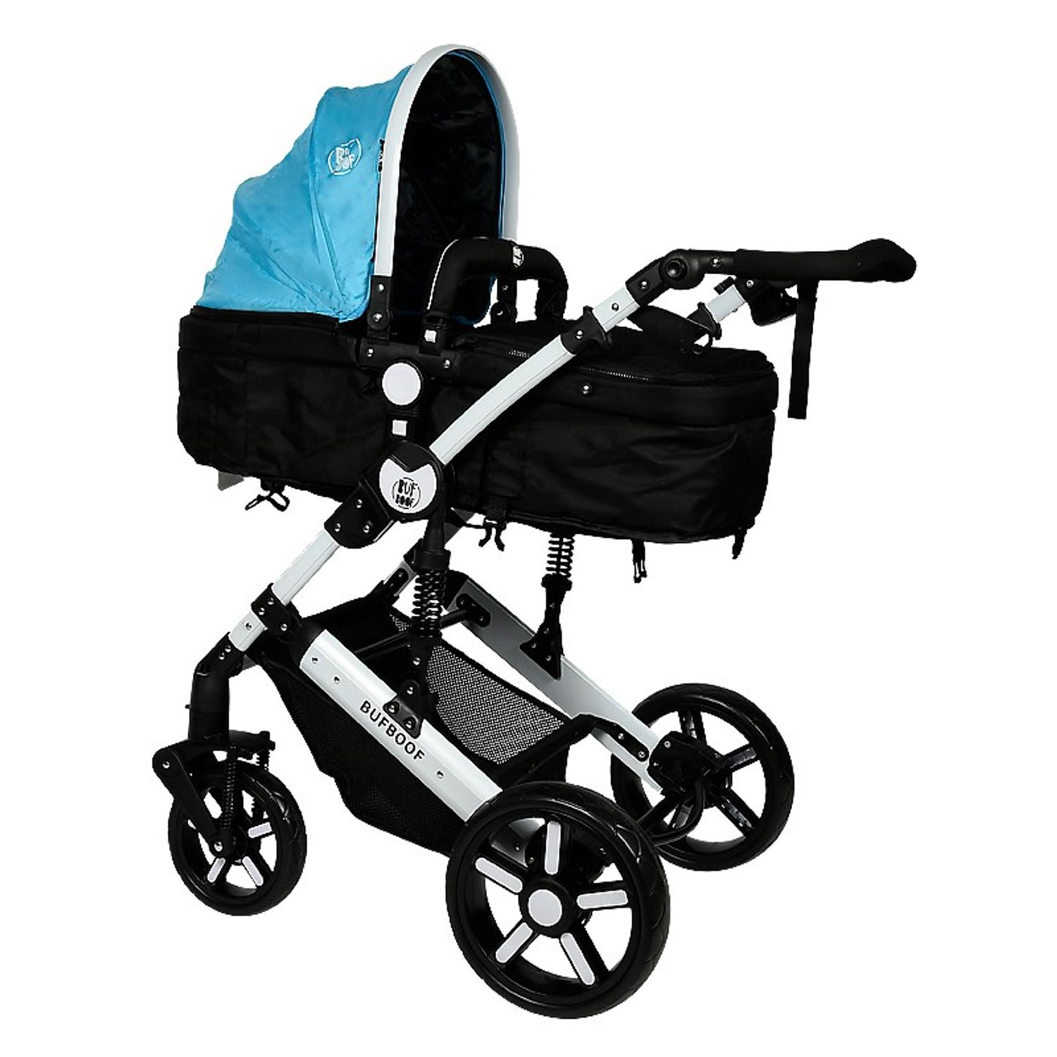 Carucior 2 in 1 reversibil X2 Blue 0 36 luni BUF BOOF fotografia produsului View 4 L