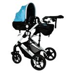 Carucior 2 in 1 reversibil X2 Blue 0 36 luni BUF BOOF fotografia produsului View 5 S