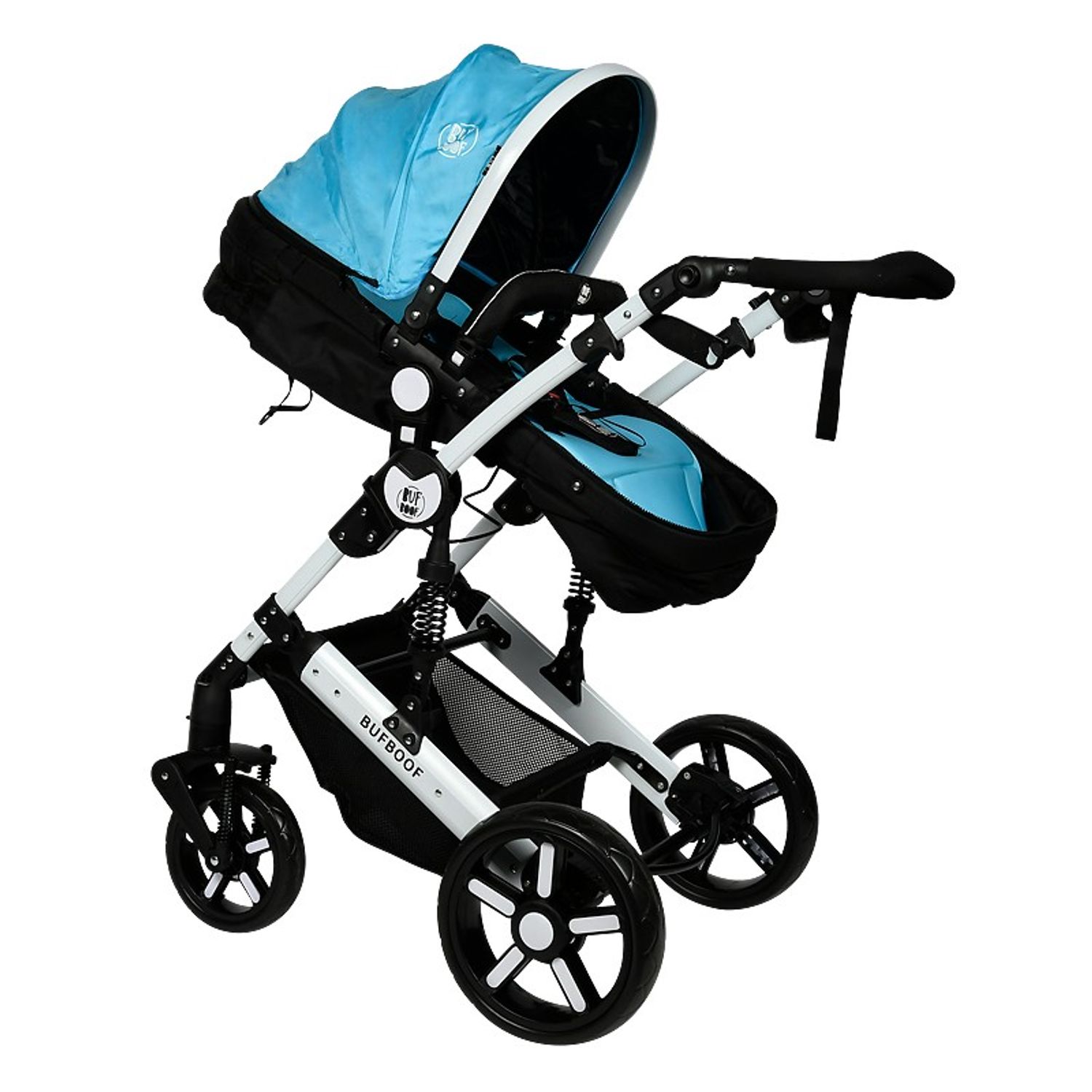 Carucior 2 in 1 reversibil X2 Blue 0 36 luni BUF BOOF fotografia produsului View 6 L