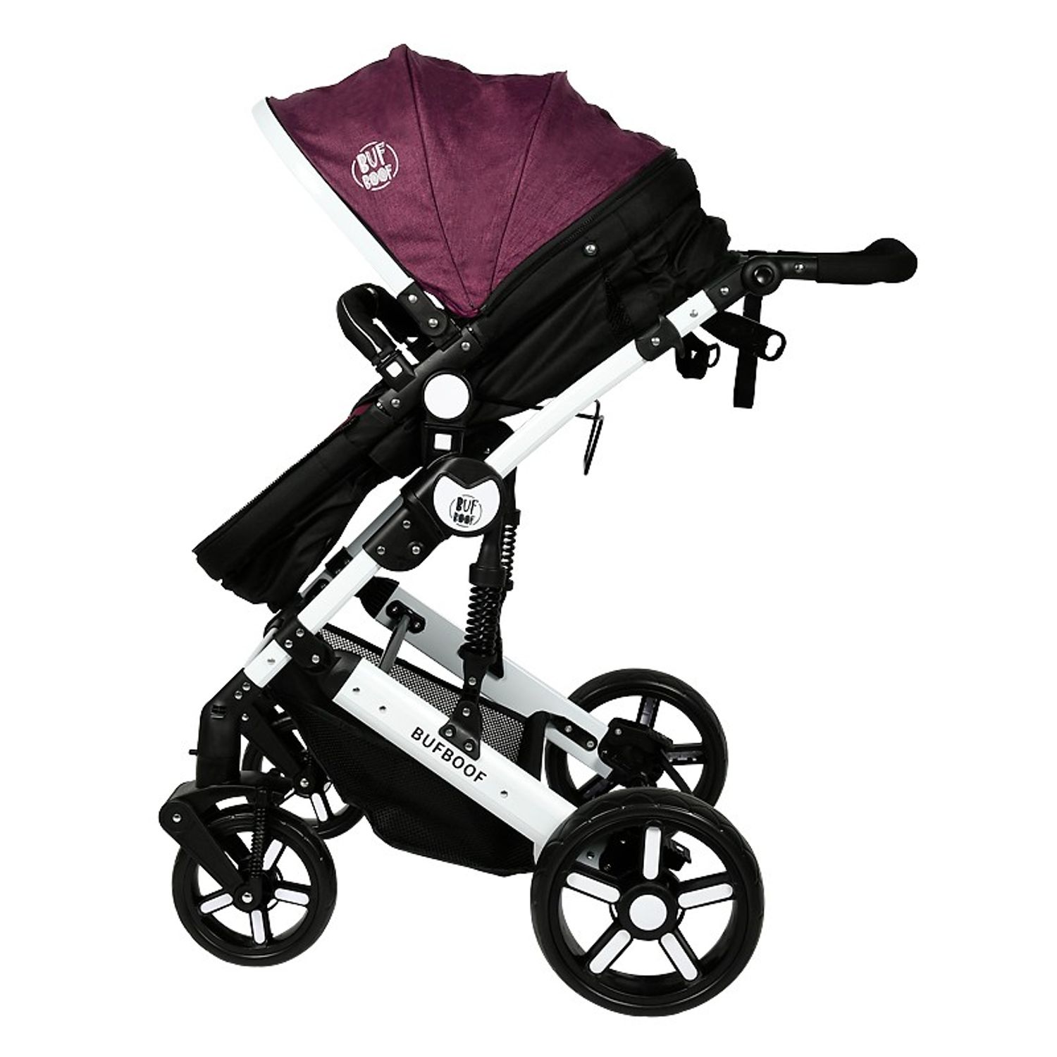Carucior 2 in 1 reversibil X2 Purple 0 36 luni BUF BOOF fotografia produsului