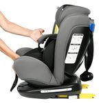 Scaun Auto Tweety Grey cu Isofix rotativ 360 grade BUF BOOF 0 36 kg baza neagra fotografia produsului View 7 S