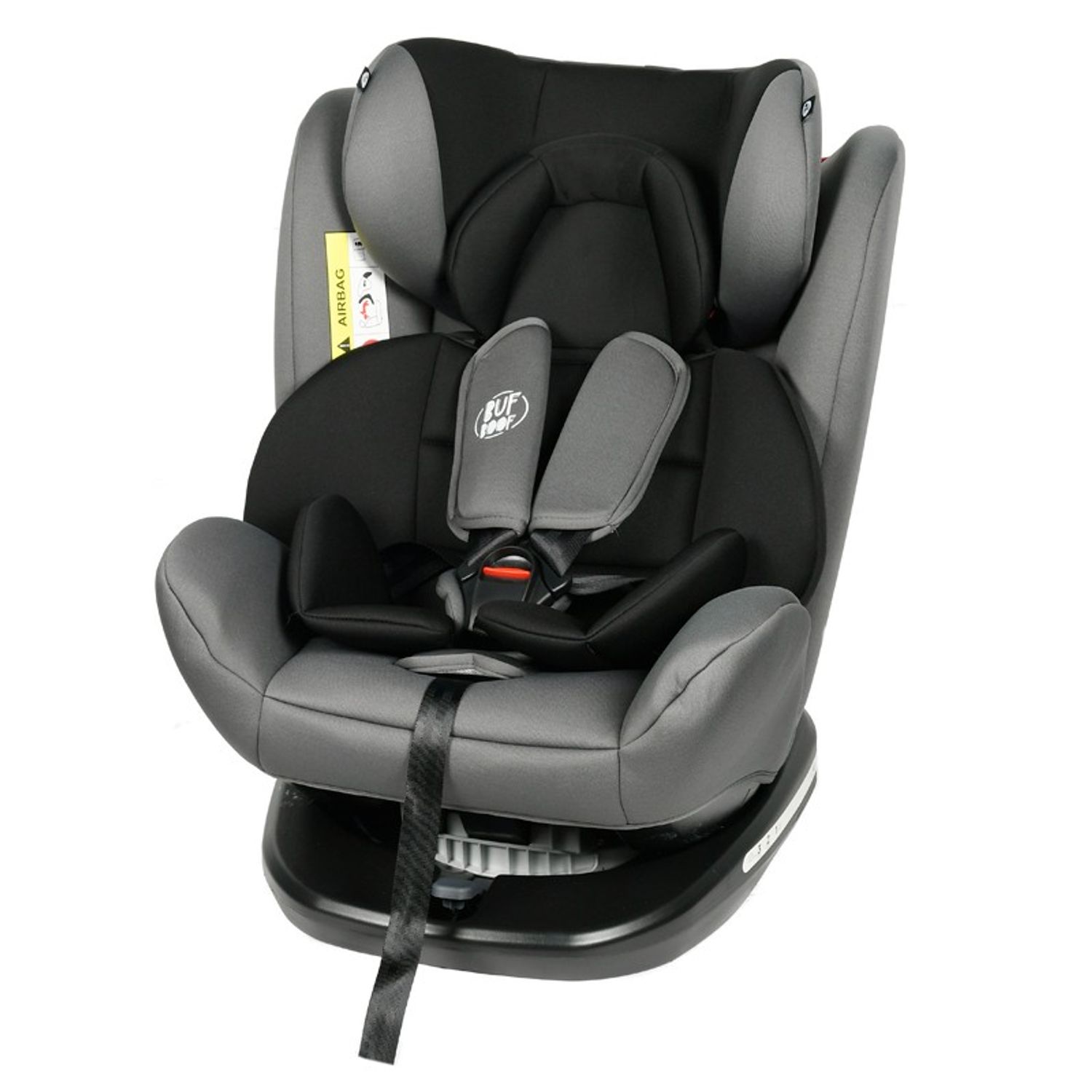 Scaun Auto Tweety Grey cu Isofix rotativ 360 grade BUF BOOF 0 36 kg baza neagra fotografia produsului View 4 L