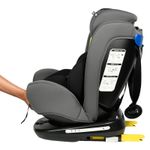 Scaun Auto Tweety Grey cu Isofix rotativ 360 grade BUF BOOF 0 36 kg baza neagra fotografia produsului View 2 S