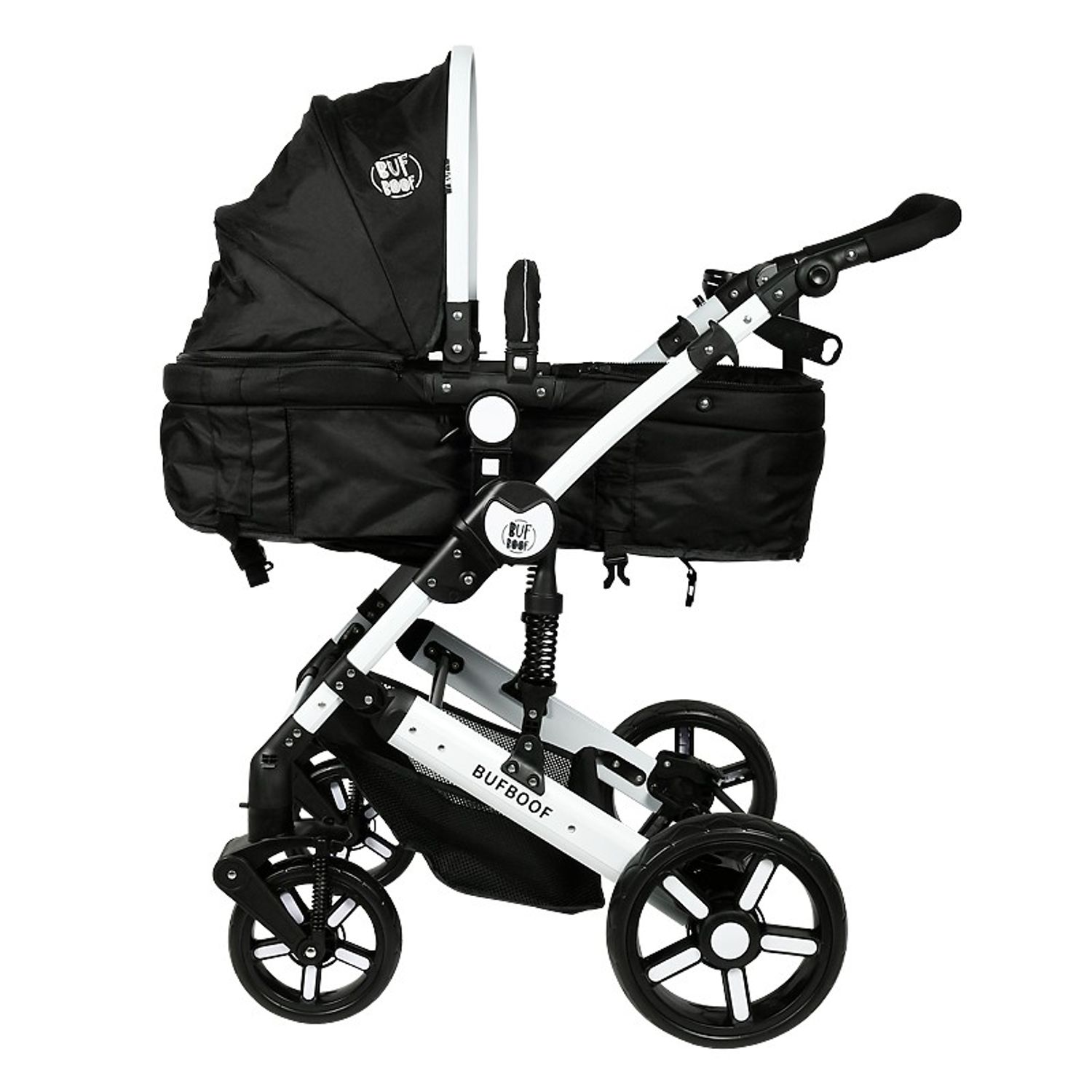 Carucior 2 in 1 reversibil X2 Black 0 36 luni BUF BOOF fotografia produsului View 6 L