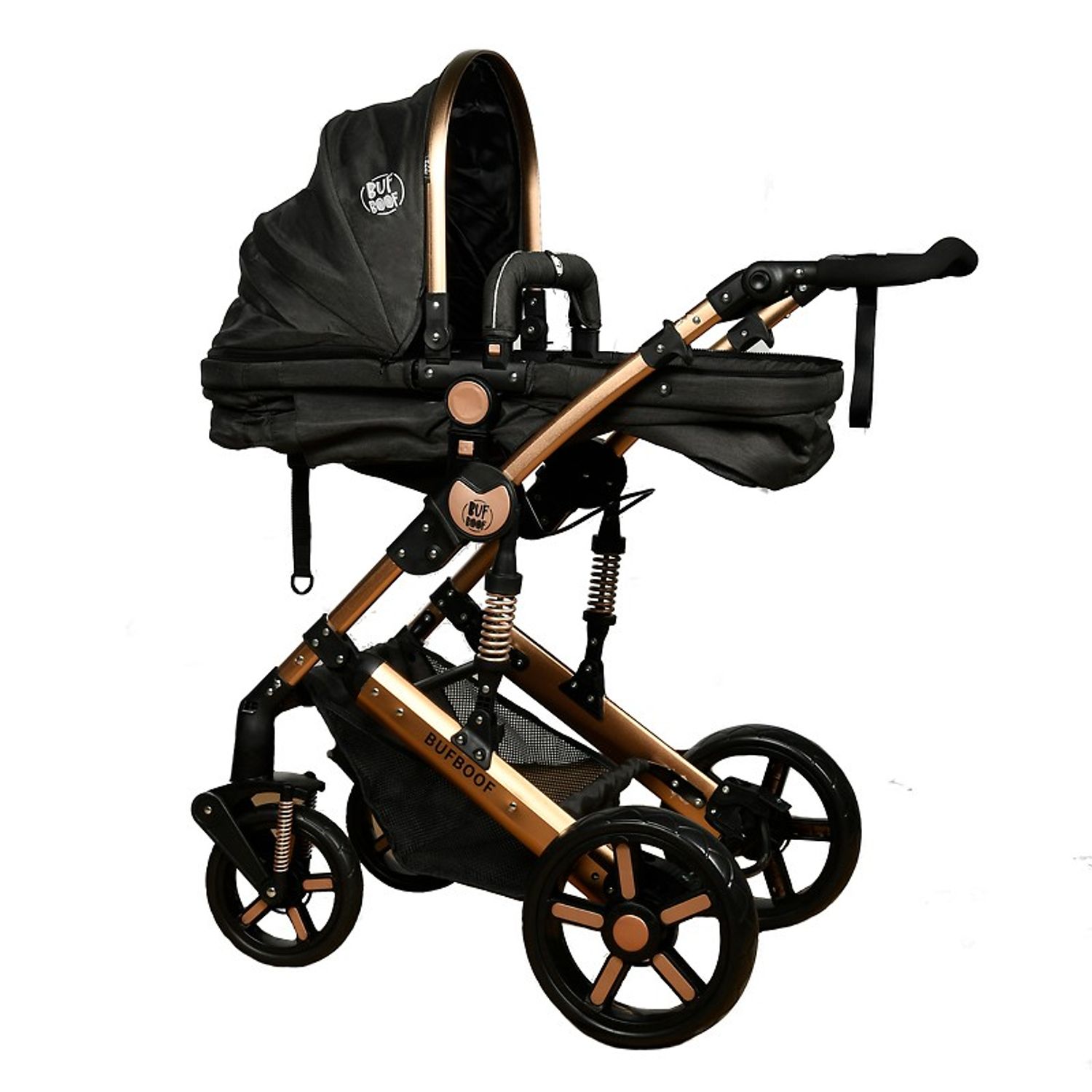 Carucior 2 in 1 reversibil X-2 Plus BUF BOOF Grey Jeans 0 36 luni fotografia produsului View 3 L