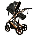 Carucior 2 in 1 reversibil X-2 Plus BUF BOOF Grey Jeans 0 36 luni fotografia produsului