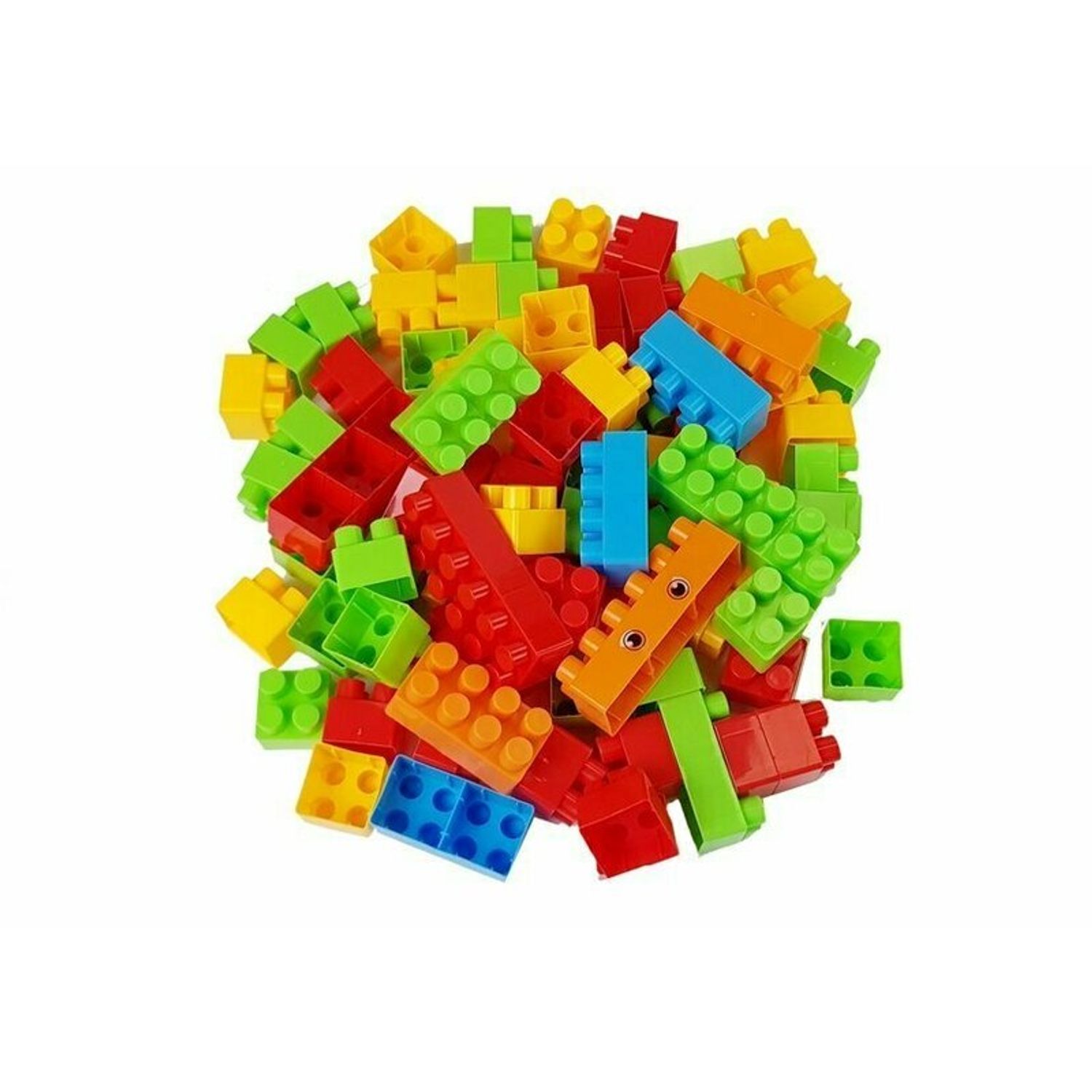 Lean toys - Blocuri de constructie, set 86 piese, cu plasa fotografia produsului View 2 L