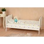Qmini - Patut din lemn Julia 120x60 cm, multifunctional, Alb fotografia produsului View 5 S