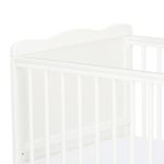 Qmini - Patut din lemn Julia 120x60 cm, multifunctional, Alb fotografia produsului View 9 S