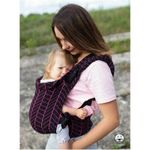 Luna Dream - Marsupiu ajustabil Grow Up Wrap Big Herringbone, Dark Pink fotografia produsului