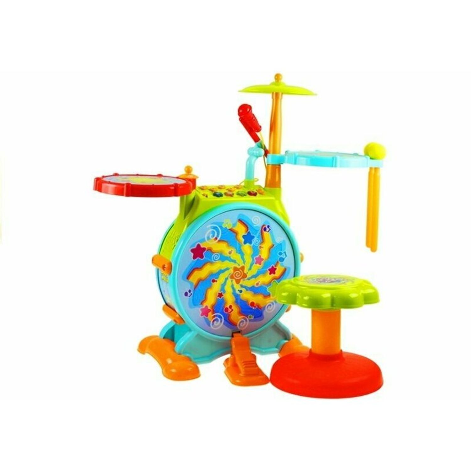 Lean Toys - Set tobe si microfon cu scaunel pentru copii fotografia produsului View 2 L