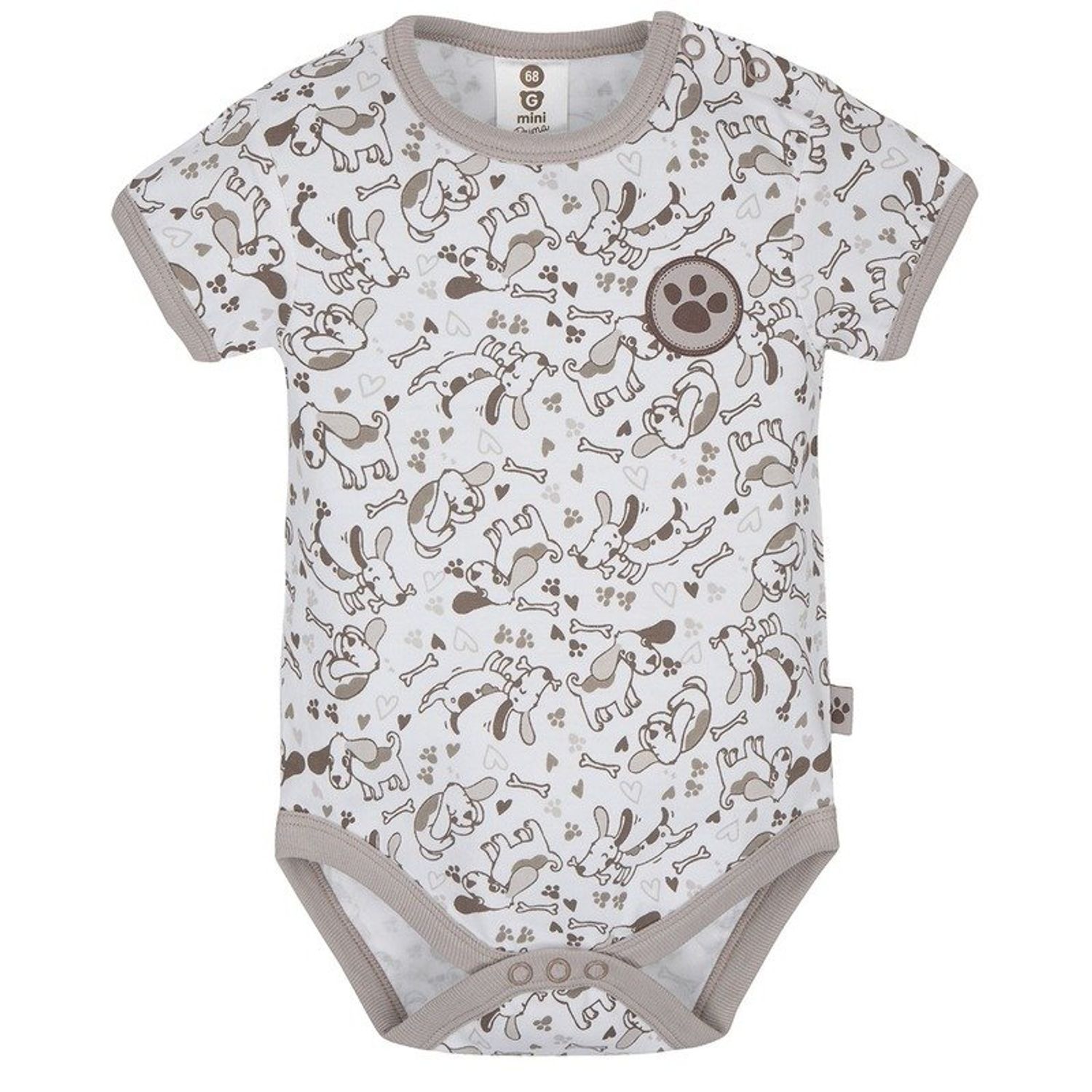 Gmini Body cu maneca scurta Prima Beige 74 fotografia produsului