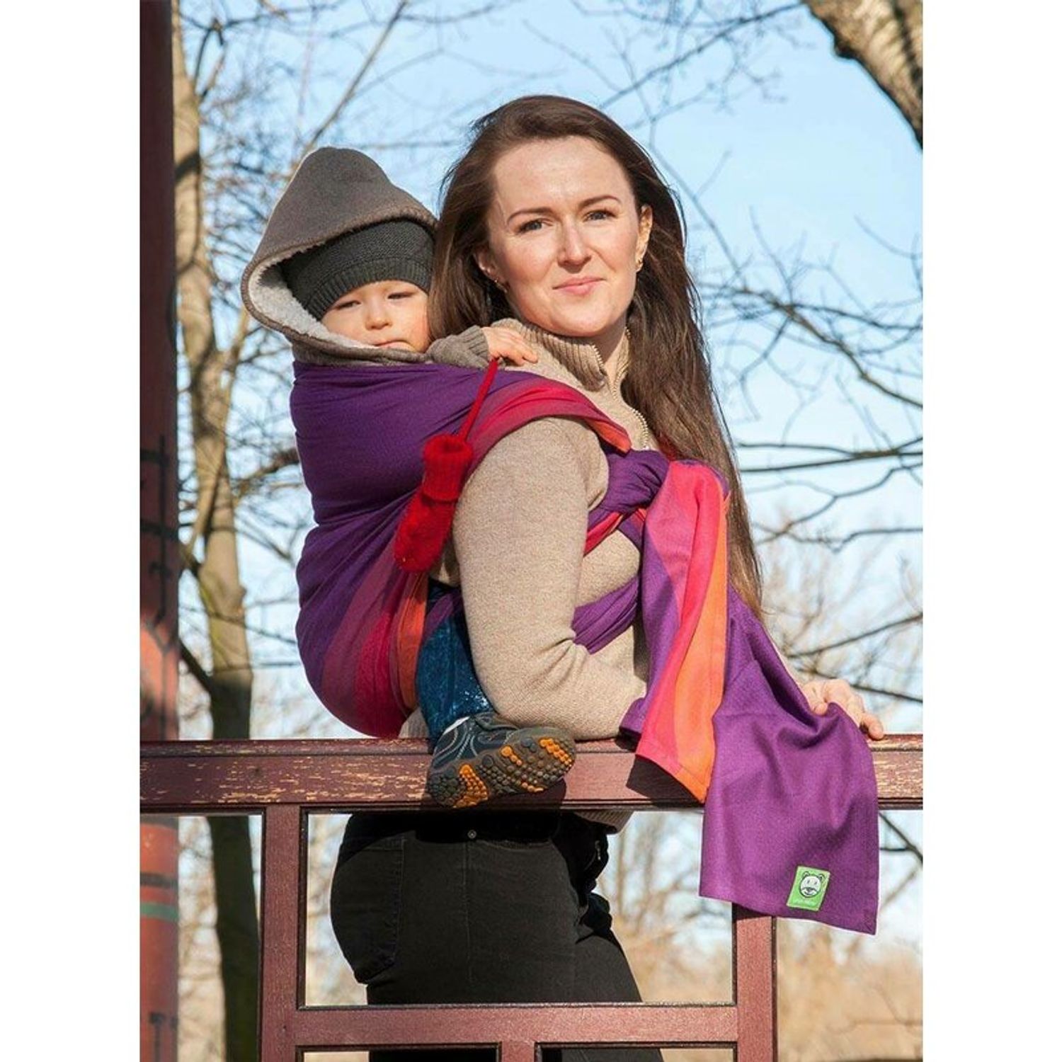 Luna Dream - Sling Bamboo 4.2 m, Purple Weave Diamond fotografia produsului