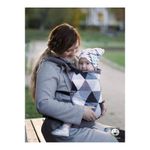 Luna Dream - Marsupiu ergonomic 2 in 1, Big Grey Triangles fotografia produsului View 2 S