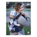 Luna Dream - Marsupiu ergonomic 2 in 1, Big Grey Triangles fotografia produsului View 5 S