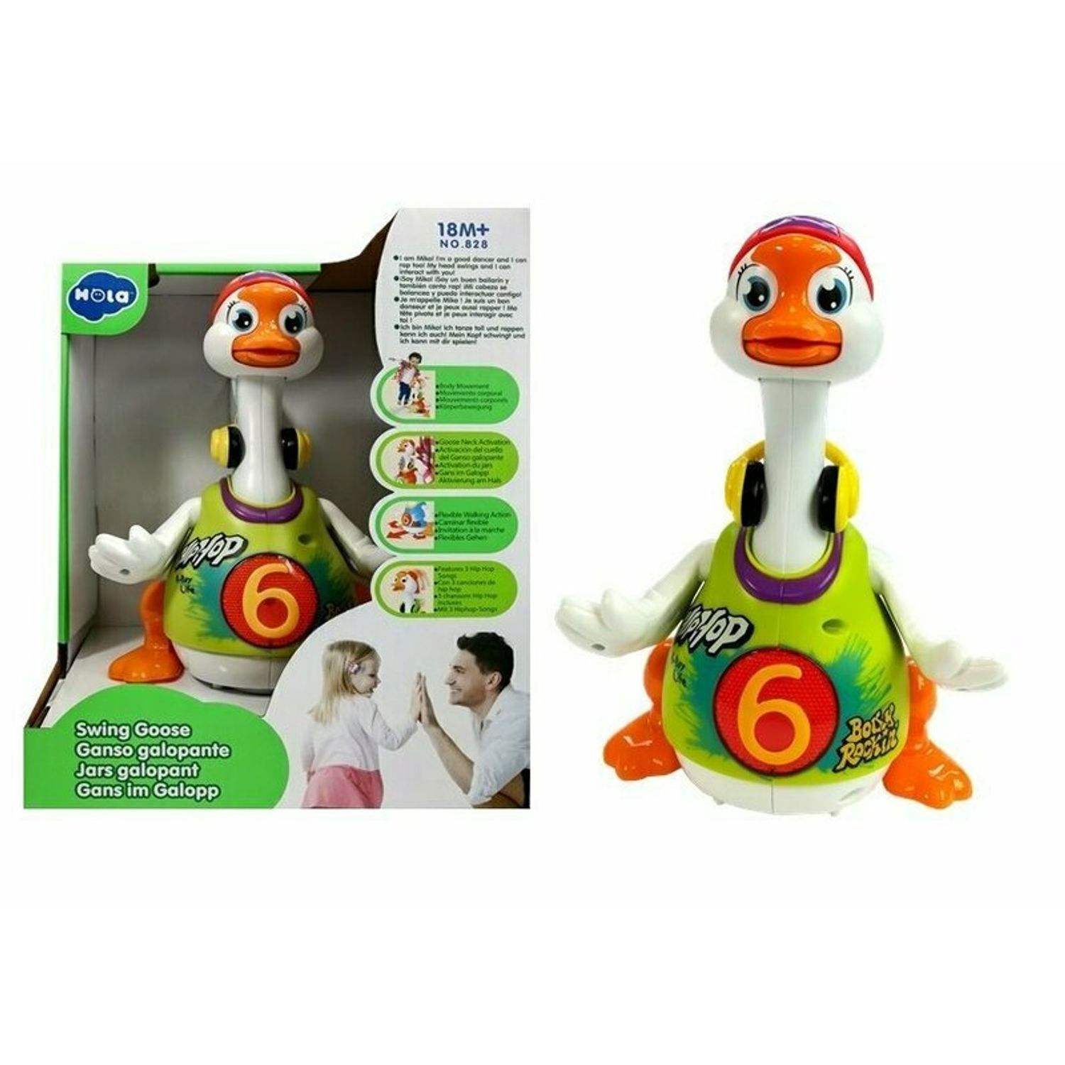 Hola Toys - Gasca interactiva cu lumini si sunete fotografia produsului