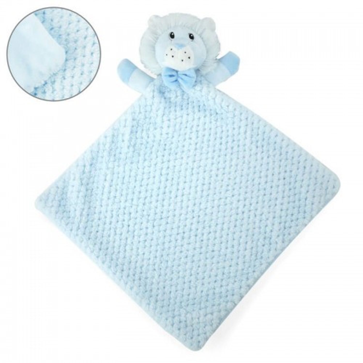 Paturica jucarie bebe model leu Soft Touch bleu fotografia produsului View 2 L