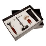 Set cadou barbierit cu Safety Razor, 3 lame, mahon fotografia produsului View 3 S