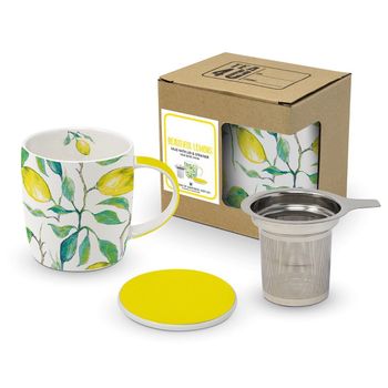 Set cana cu capac si strecuratoare, lamai