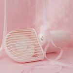 Mini Fan cu umidificare Roz fotografia produsului View 4 S