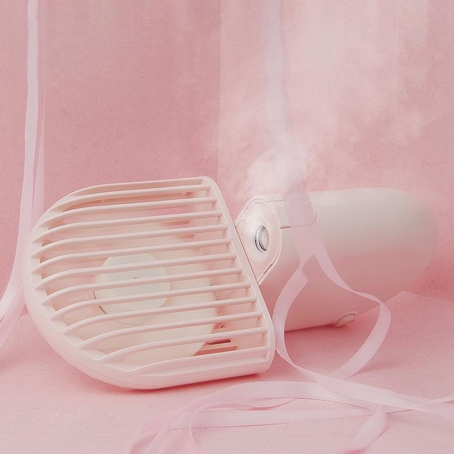 Mini Fan cu umidificare Roz fotografia produsului View 4 L