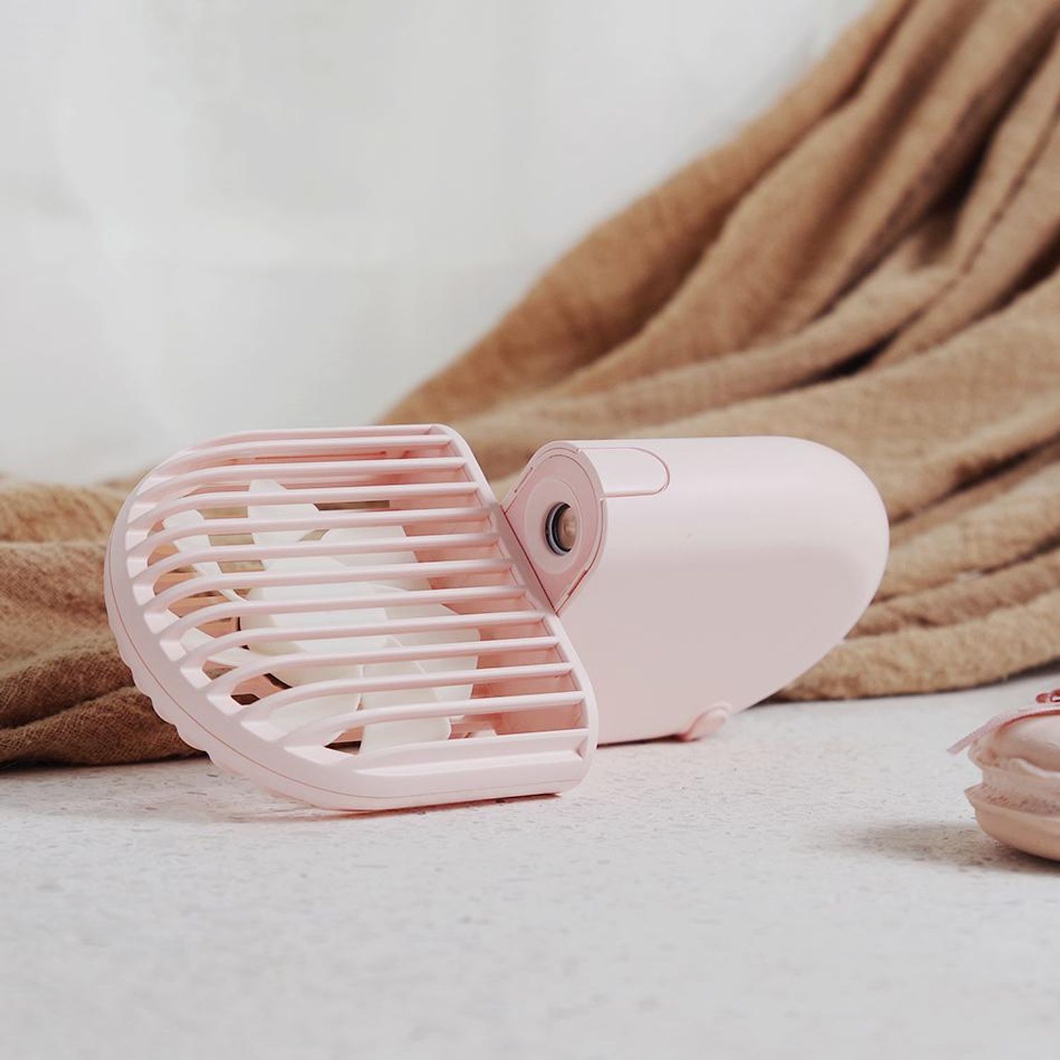 Mini Fan cu umidificare Roz fotografia produsului View 3 L