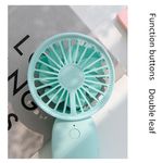 Mini Fan de mana Flower Verde fotografia produsului View 2 S