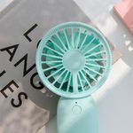 Mini Fan de mana Flower Verde fotografia produsului View 3 S