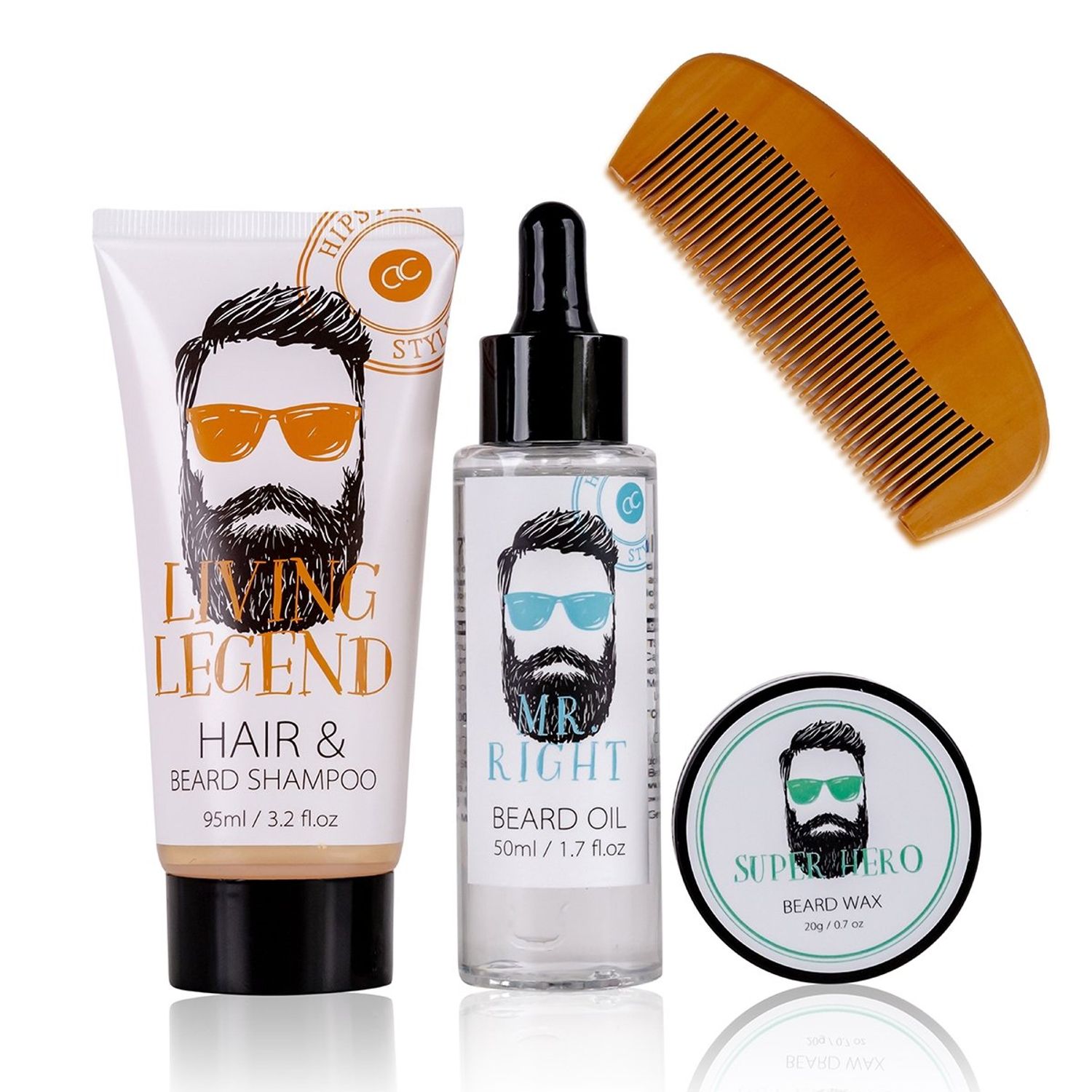 Set cadou Accentra ingrijire barba HIPSTER STYLE fotografia produsului View 2 L