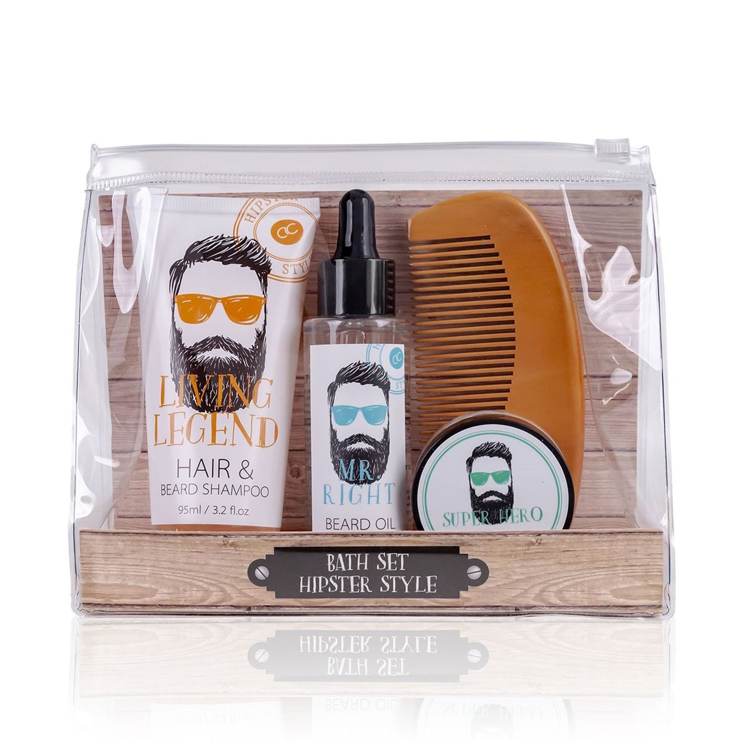 Set cadou Accentra ingrijire barba HIPSTER STYLE fotografia produsului