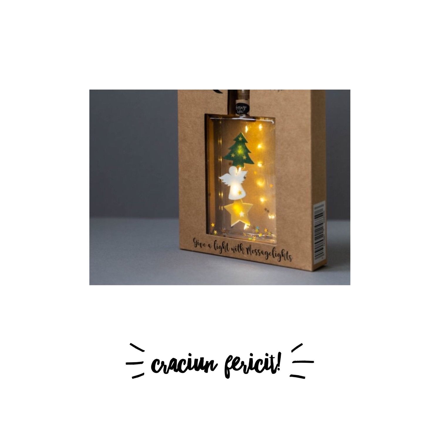 Felicitare mesaj Craciun fericit & La multi ani fotografia produsului View 2 L
