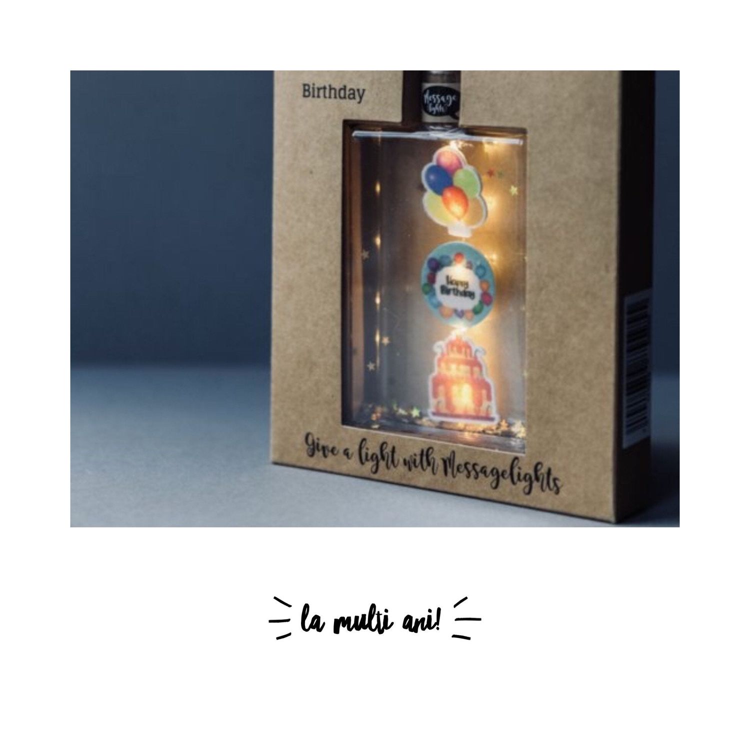 Felicitare mesaj LA MULTI ANI! fotografia produsului View 2 L