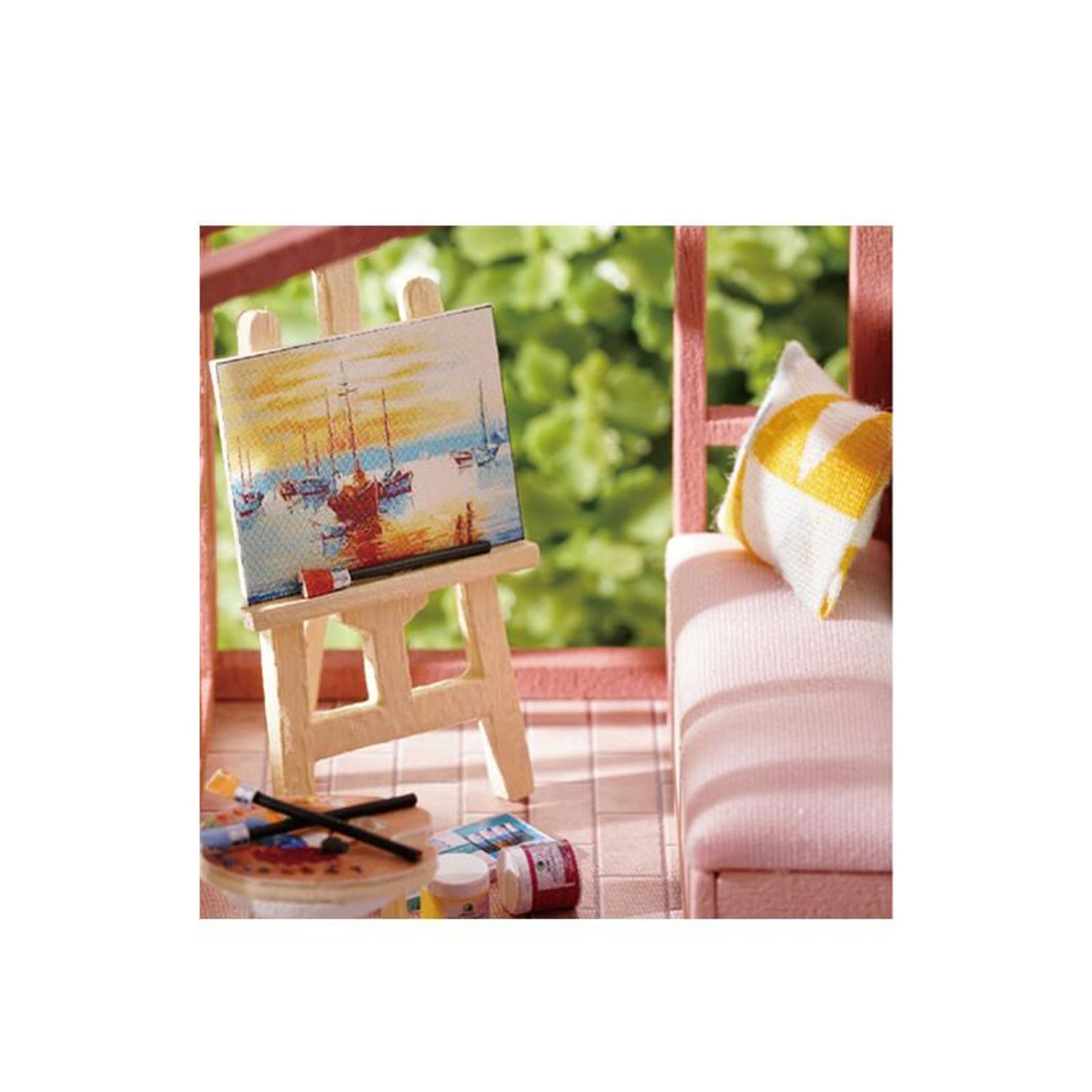 Macheta Simple House 2, DIY fotografia produsului View 6 L