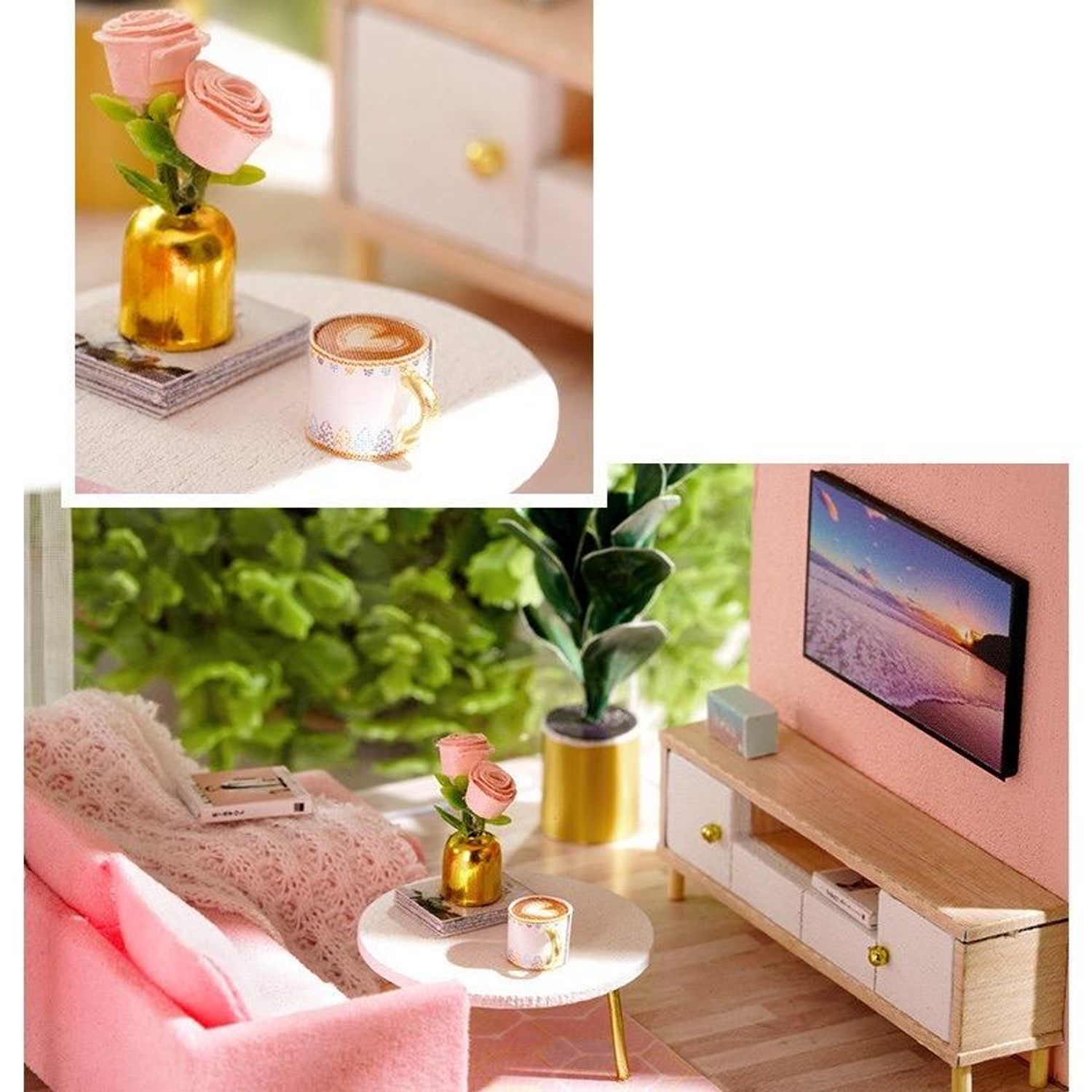 Macheta Simple House 2, DIY fotografia produsului View 4 L