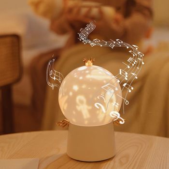 Lampa carusel, music box, proiectie, usb