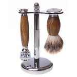 Set cadou barbierit clasic cu Safety Razor, santal fotografia produsului View 3 S