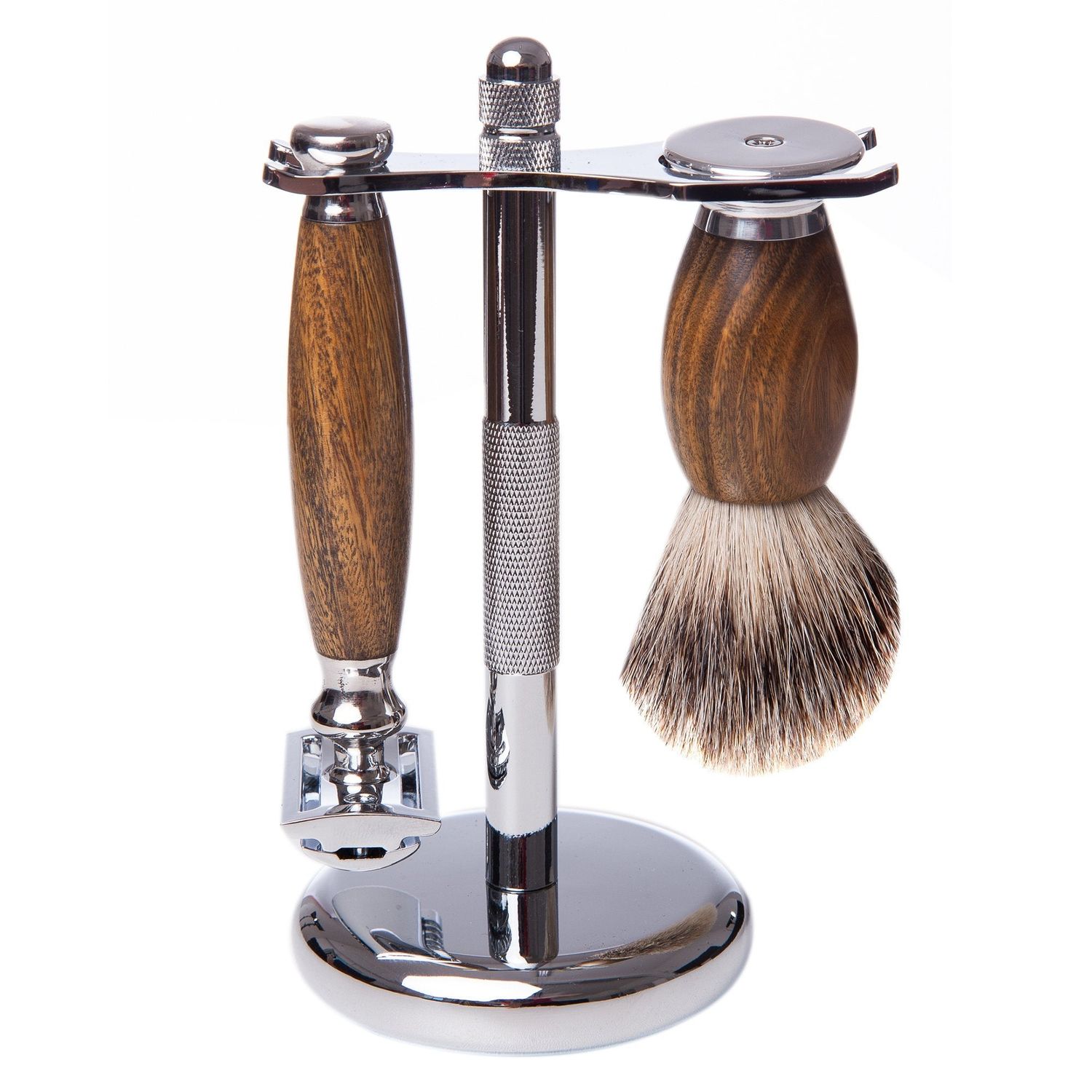 Set cadou barbierit clasic cu Safety Razor, santal fotografia produsului View 3 L