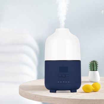 Difuzor aromaterapie, 500ml, alb/albastru