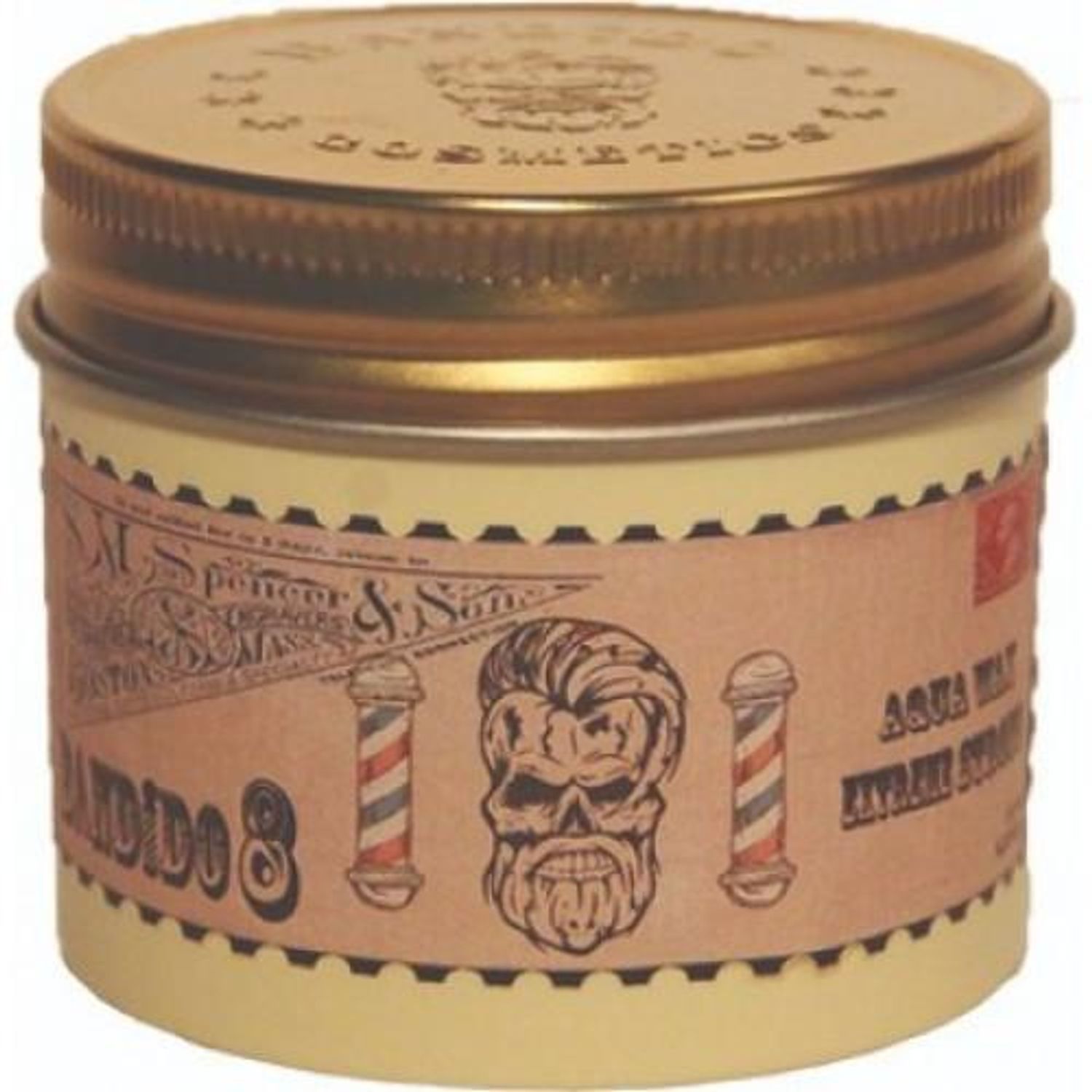 Ceara de par profesionala Bandido Aqua Wax Strong 8 Black fotografia produsului