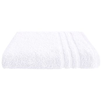 Prosop baie pentru corp quasar & co., model byrk, 70 x 140 cm, 500 g/mp, 100% bumbac, alb