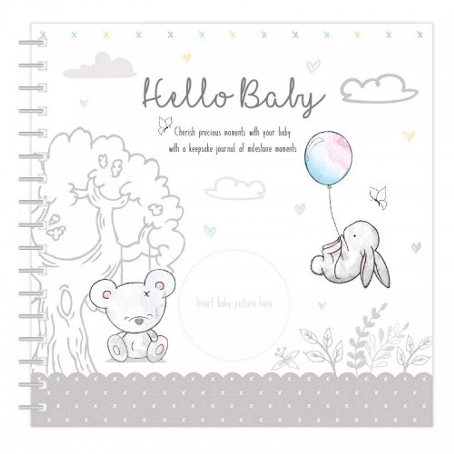 Caietul bebelusului Hugs and Kisses fotografia produsului