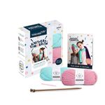 Kit de tricotat fular sau fes fotografia produsului