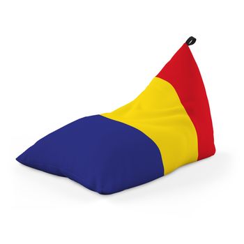 Fotoliu units puf (bean bag) tip lounge, impermeabil, cu maner, 155 x 83 x 65 cm, tricolor romania