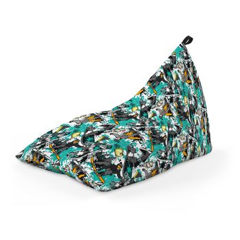 Fotoliu units puf (bean bag) tip lounge, impermeabil, cu maner, 155 x 83 x 65 cm, snowboard