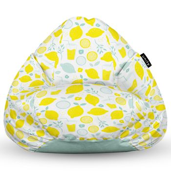Fotoliu units puf (bean bag) tip para, impermeabil, cu maner, 80 x 90 x 68 cm, lamai