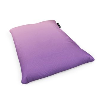 Fotoliu units puf (bean bag) tip perna, impermeabil, topografic mov