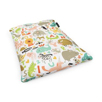 Fotoliu units puf (bean bag) tip perna, impermeabil, abecedar animale