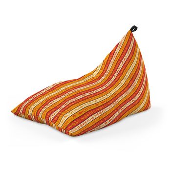 Fotoliu units puf (bean bag) tip lounge, impermeabil, cu maner, 155 x 83 x 65 cm, hieroglife egiptene